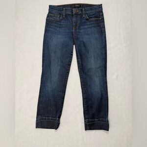 Joe's Jeans Rendall Dark Wash Cuffed Capri Jeans Size 25 #2120